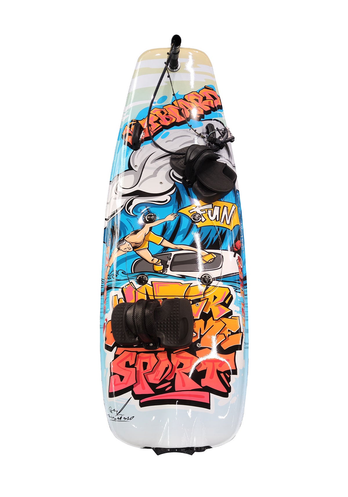 Blue Penguin™ 2024 Petrol Engine Jet Surfboard Graffiti